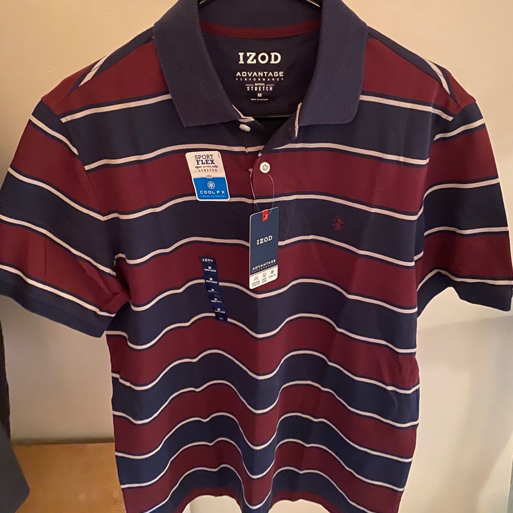 IZOD Sport Flex Striped Men’s Polo Shirt